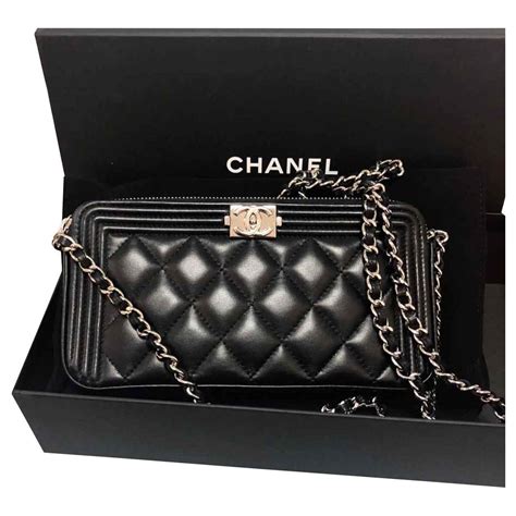 chanel wallet on chain vs boy wallet on chain|chanel timeless wallet on chain.